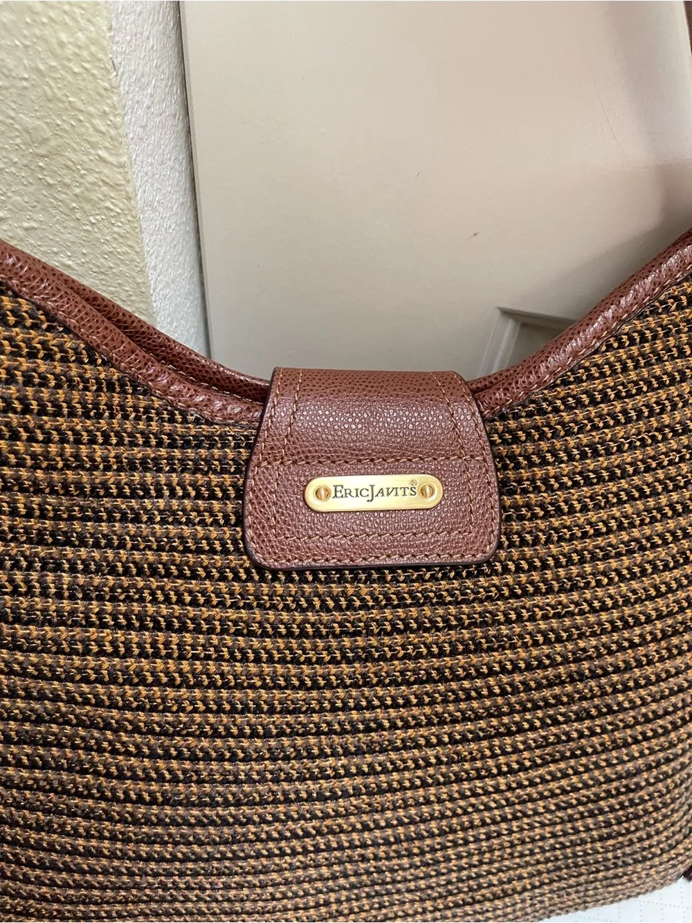Eric Javits New York woven hobo bag
